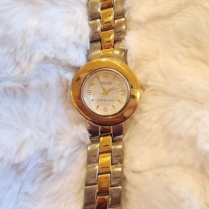 ECCLISSI WATCH STERLING SILVER AND GOLD REVERSIBLE BRACELET 32250